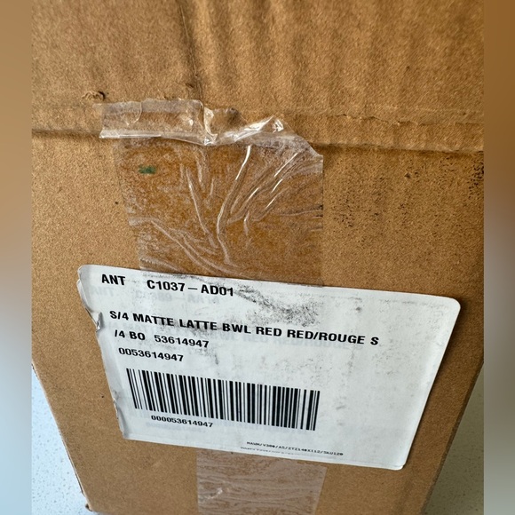 SPECIAL PRICING🔥Matte red latte bowls - Picture 2 of 2